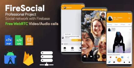 Firesocial firebase social network codermarket.png