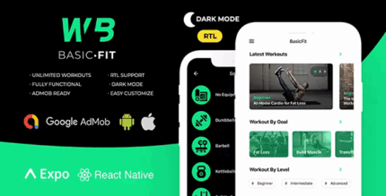 Fitbasic complete react native fitness app multi language rtl support .png