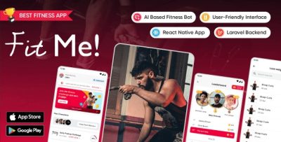 Fitness app react native gym app frontend laravel backend codermarket.jpg