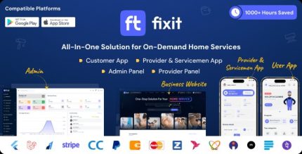 Fixit multi vendor on demand handyman home service flutter app with admin.jpg