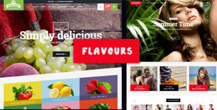 Flavours fruit store organic food shop woocommerce theme codermarket.png