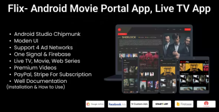 Flix android movie portal app live tv with subscription system admob .png