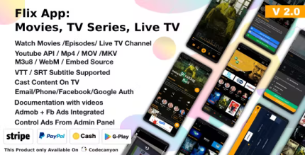 Flix app movies tv series live tv channels tv cast codermarket.png