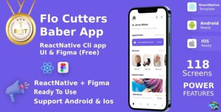 Flocutters android ios figma ui kit reactnative beautysalons spa .jpeg