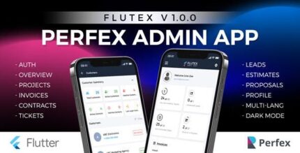 Flutex perfex crm admin staff mobile app for android ios flutter app.jpeg