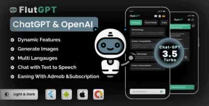 Flutgpt chatgpt flutter full application art generator admob .png