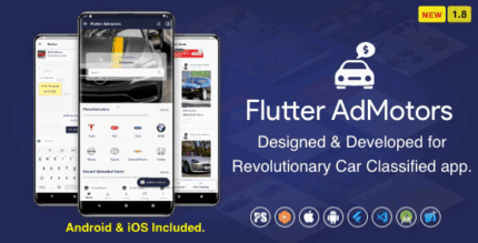 Flutter admotors for car classified buysell ios and android app with chat .png