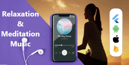 Flutter app relaxation meditation sounds application codermarket.png