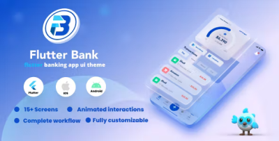 Flutter bank flutter banking ui theme template codermarket.png