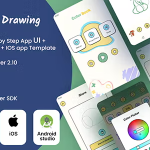 Flutter drawing learn to draw step by step ui app android app template .png