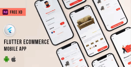 Flutter e commerce mobile app ui kit template codermarket.png