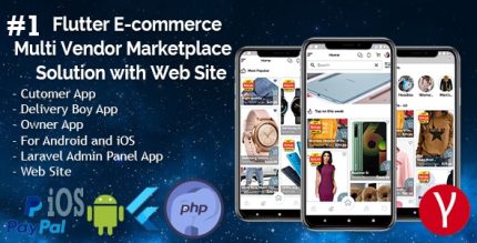Flutter e commerce multi vendor marketplace solution with web site 3apps php.jpg