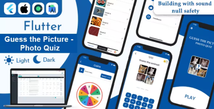 Flutter guess the pictures photo quiz with admin panel ready to publish .png