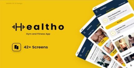Flutter gym app ui kit codermarket.jpg