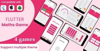Flutter maths games 4 in 1 with admob ready to publish template codermarket.jpg