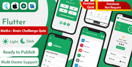 Flutter maths quiz brain challenge with admob ready to publish codermarket.png