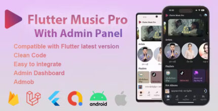 Flutter music pro music streaming platform codermarket.jpg