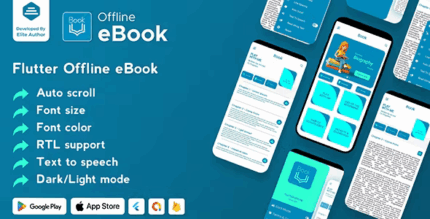 Flutter offline ebook app codermarket.png