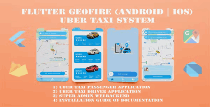 Flutter realtime database uber clone uber customer uber driver codermarket.png