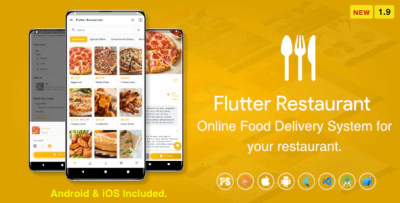 Flutter restaurant online food delivery system for ios and android .png