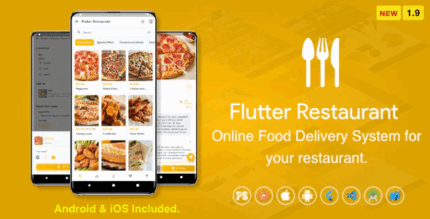 Flutter restaurant online food delivery system for ios and android .png