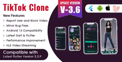Flutter tiktok clone triller clone short video streaming mobile app for.png
