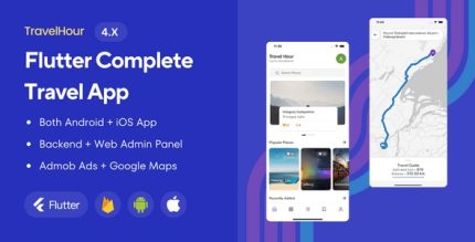Flutter travel app with admin panel travel hour codermarket.jpg
