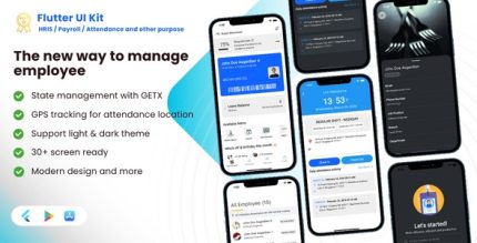 Flutter ui kit for hris payroll attendance or other purpose codermarket.jpg