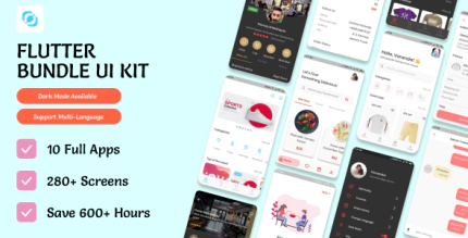 Flutter ui master kit codermarket.png