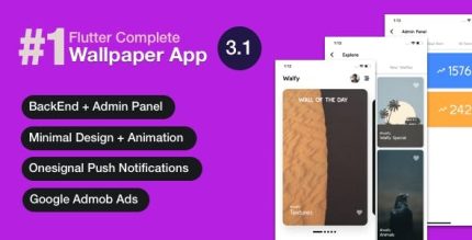 Flutter wallpaper app for android full app admin panel codermarket.jpeg