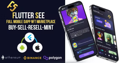 Fluttersee full flutter nft marketplace mobile app with solidity codermarket.png