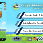 Flying bird game play to earn bitcoin with admin panel and admob codermarket.png