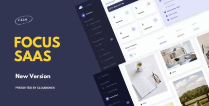 Focus saas laravel productivity management tool codermarket.png