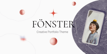Fonster creative portfolio theme codermarket.png