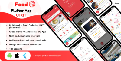 Food app restaurant order booking multivendor flutter ui kit codermarket.png