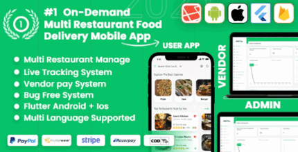 Food delivery multiple restaurants food delivery flutter app mealup .png