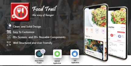 Food trail react native template codermarket.png