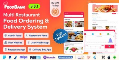 Foodbank multi restaurant food delivery app restaurant app with admin .jpg