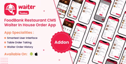 Foodbank table order waiter point of sale pos app codermarket.png