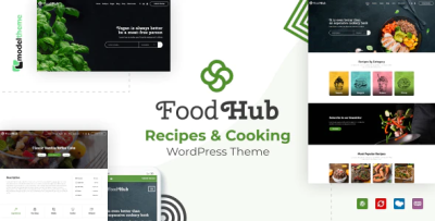 Foodhub recipes wordpress theme codermarket.png