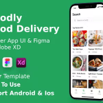 Foodly app android ios figma xd ui kit flutter food delivery .png