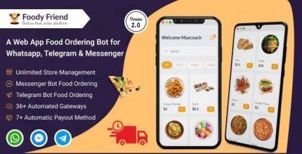 Foody friend a saas based web app food ordering bot for whatsapp telegram.jpeg