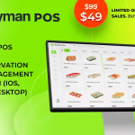 Foodyman pos kitchen table reservation order management application.png