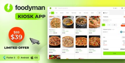 Foodyman restaurant self ordering kiosk app ios android codermarket.jpg