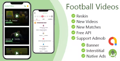 Football videos odds comparison and live score app admob codermarket.png