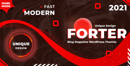 Forter magazine and blog wordpress theme codermarket.png
