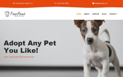 Four paws pet services multipurpose classic wordpress elementor theme.jpg