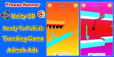 Freeze runner 3d game unity source code codermarket.jpeg