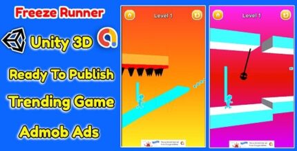 Freeze runner 3d game unity source code codermarket.jpeg