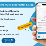 Freight book online truck load flutter 3x android ios ui templates .png